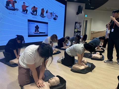 안산대학교 언어치료아동보육과, 종강회 및 방학 전 심폐소생술 특강 개최